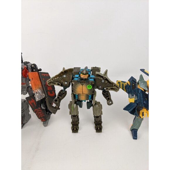 Transformers Beast Wars Deluxe Lot of 4 Vintage Rattrap Tankor Rhinox Jetstorm - Picture 4 of 11